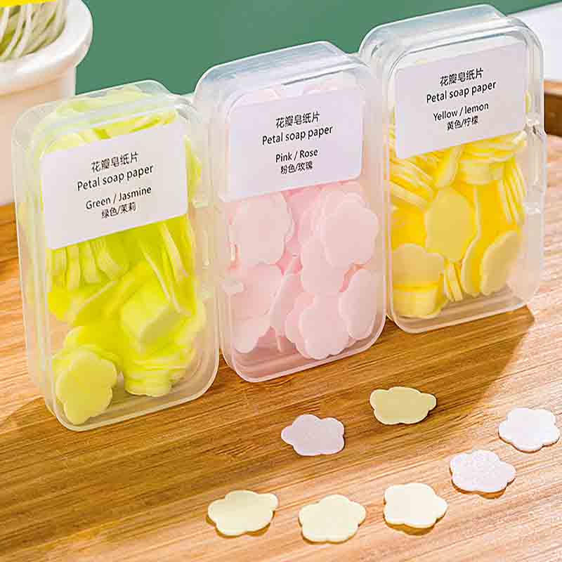 Giấy Xà Phòng Mini Dùng Một Lần Tiện Lợi Khi Đi Du Lịch