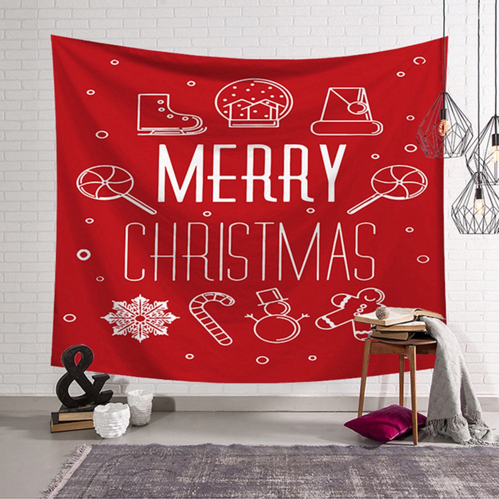 Thảm treo tường trang trí nhà cửa dịp giáng sinh