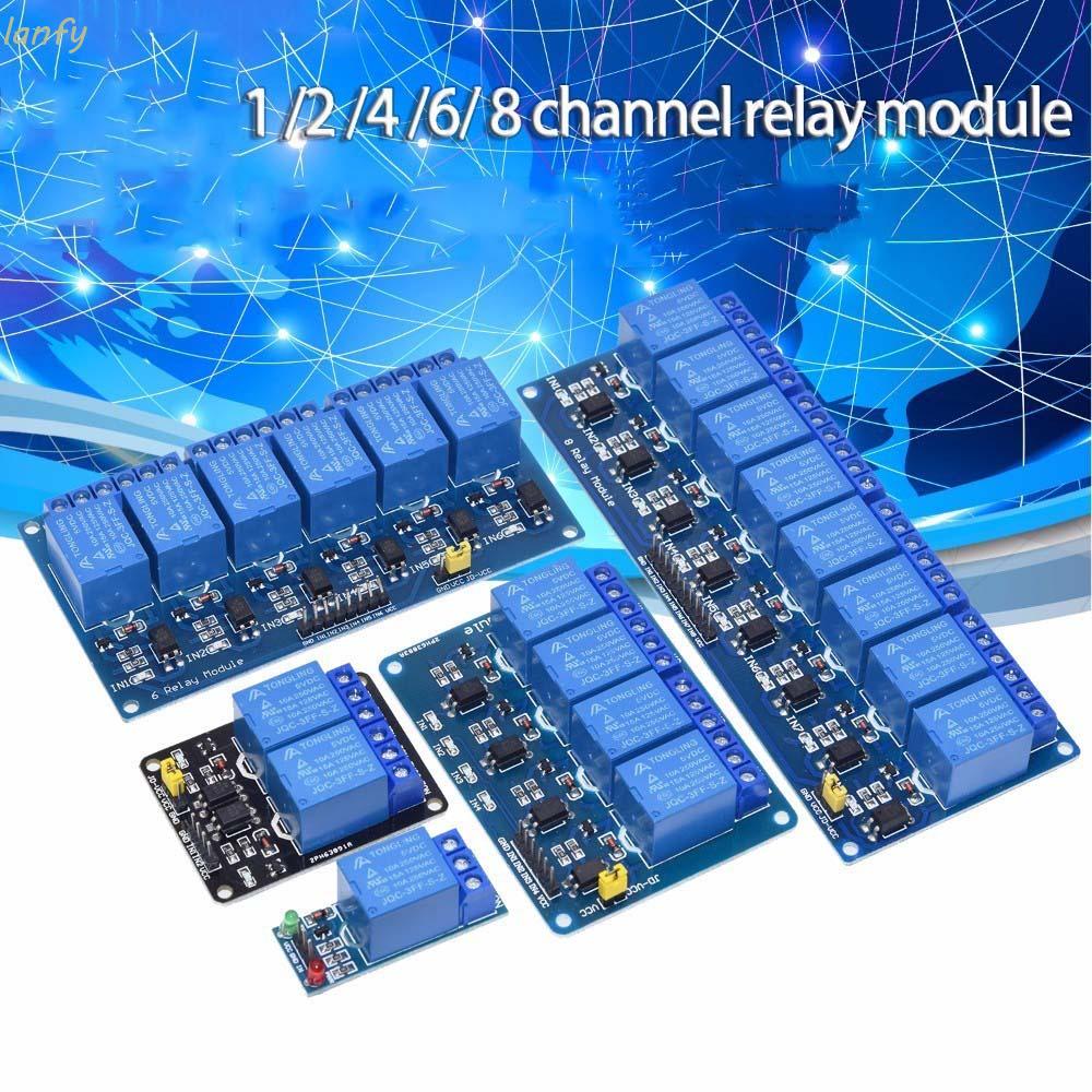 LANFY Durable Solid State Relay Module G3MB-202P Modules Relay Module 5V SSR Electronic 1 2 4 6 8 Way Resistive Fuse Relays Extend Board