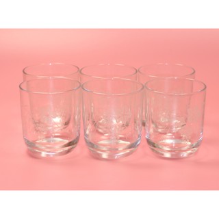 Bộ 6 [ CỐC THỦY TINH DÀY] Lotus Glass 200ml