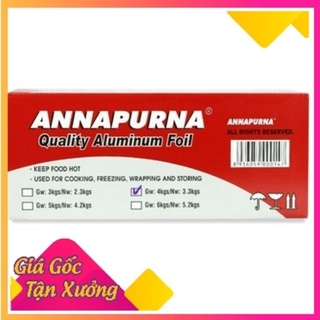 Màng Nhôm Bọc Nướng Thục Phẩm ANNAPURNA 3kg × 30cm