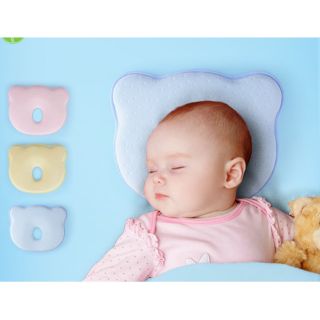 Gối Cao Su Non Chống Bẹp Đầu Cho Bé ( có thế tháo vỏ gối )