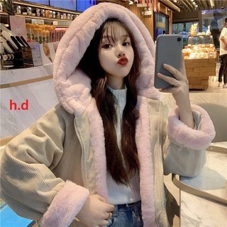[Sói Xám] [Free ship 50k] ❤️❤️❤️- Áo khoác nhung tăm lót lông HĐ12 -Vải xịn