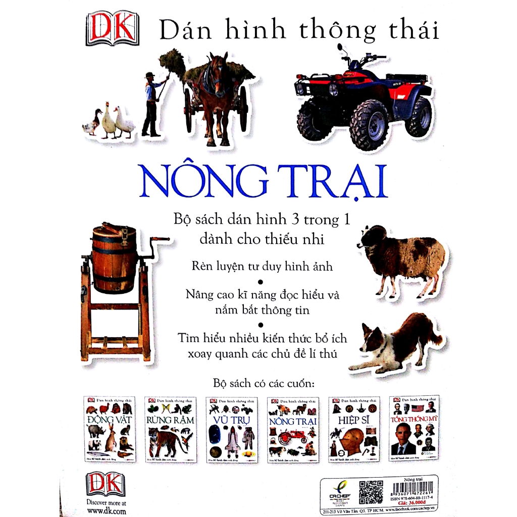 Sách - Dán Hình Thông Thái - Nông Trại