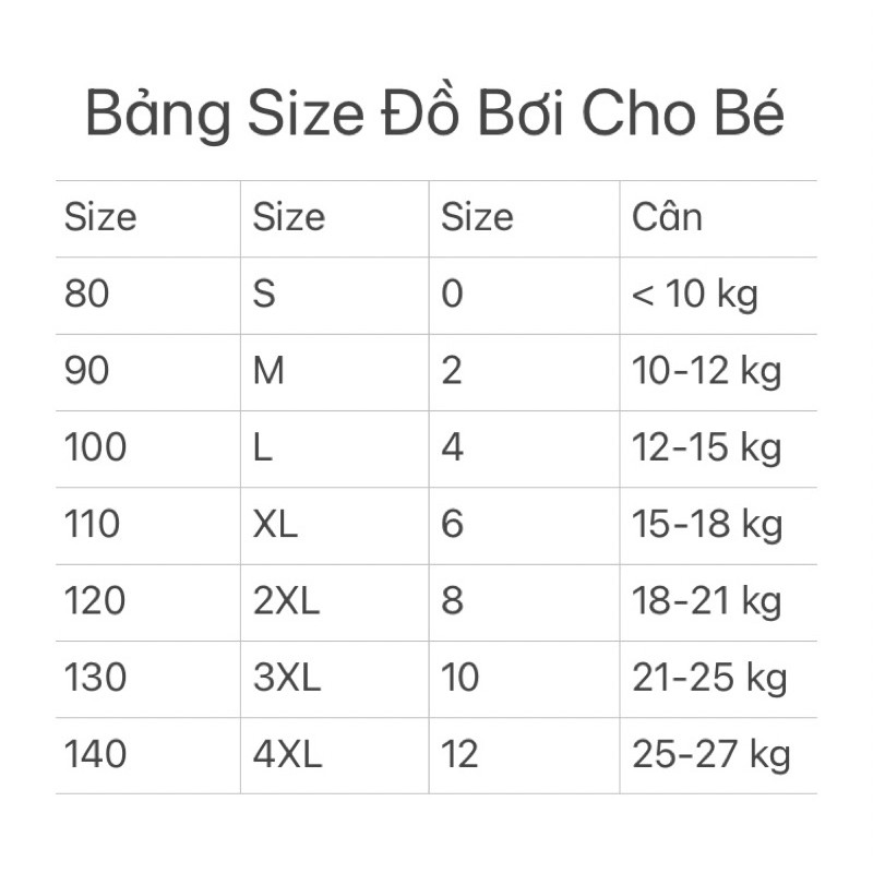 Bộ bơi body liền dành cho bé trai bé gái đi biển mùa hè mã C40