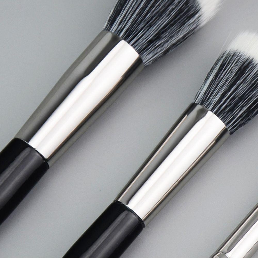 QQMALL Cọ Trang Điểm Phấn Nền / Má Hồng / Phấn Mắt Chuyên Nghiệp Màu Đen Dành