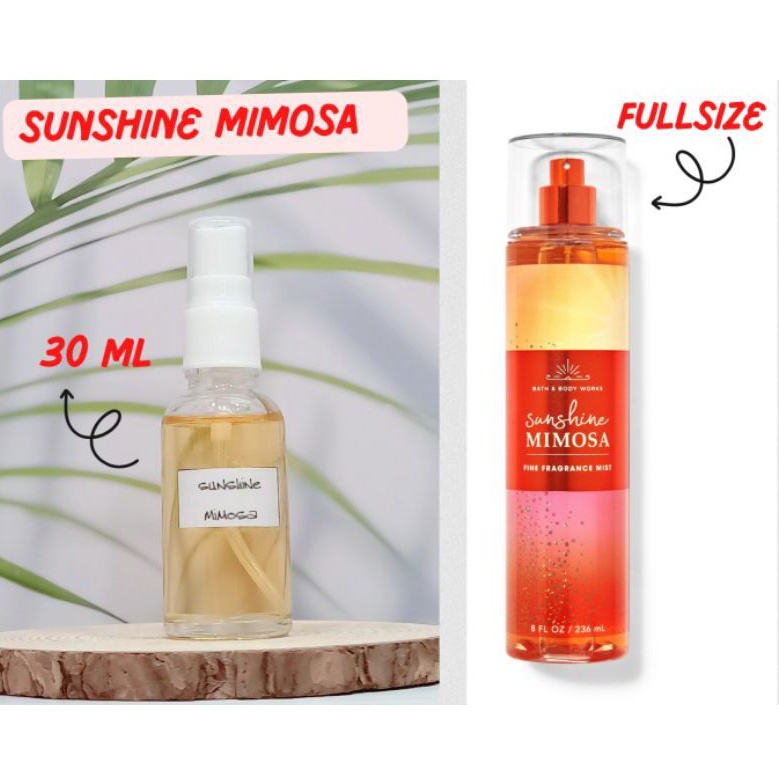 (30ML)XỊT THƠM SUNSHINE MIMOSA BATH AND BODYWORKS