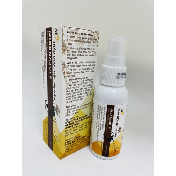 Thảo dược đặc trị nấm chó mèo Miconazole 50ml