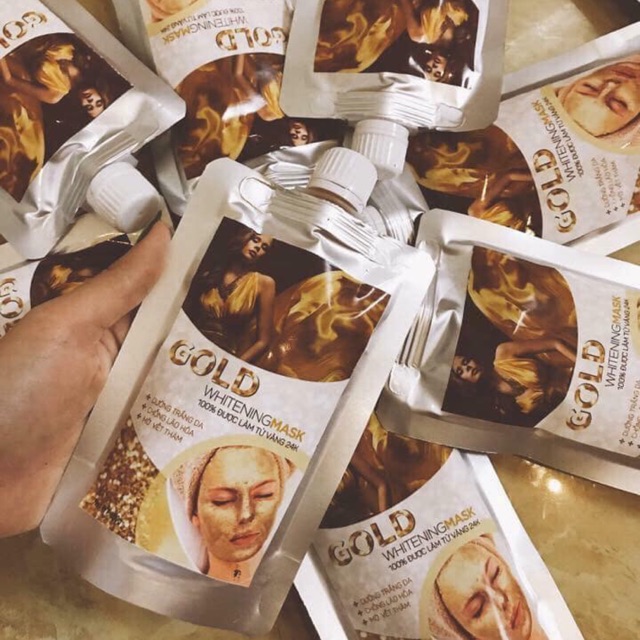 Mặt nạ gold whitening mask