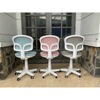 Ghế xoay nhập khẩu khung trắng mẫu mới siêu xinh