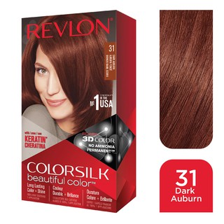 Thuốc nhuộm Revlon Color Silk Beautiful 3D Color số 31 nâu đỏ sẫm