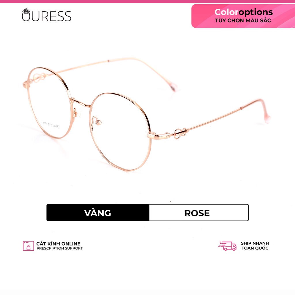 Gọng kính hợp kim 8171 thời trang nam nữ siêu nhẹ siêu bền OURESS