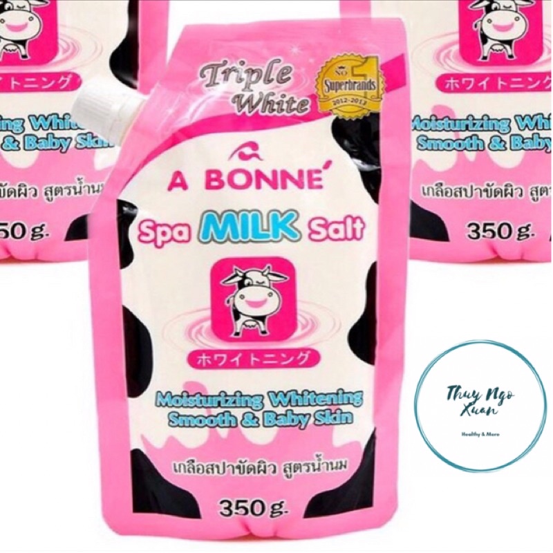 Muối Tắm Tẩy Tế Bào Chết Body Toàn Thân A Bonne’ Spa Milk Salt Thái Lan 350g