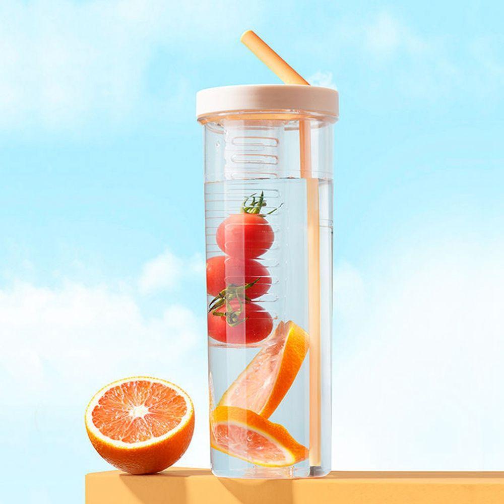 YIYU Bình Đựng Nước 700ML Có Ống Hút Và Nắp Đậy Tiện Dụng