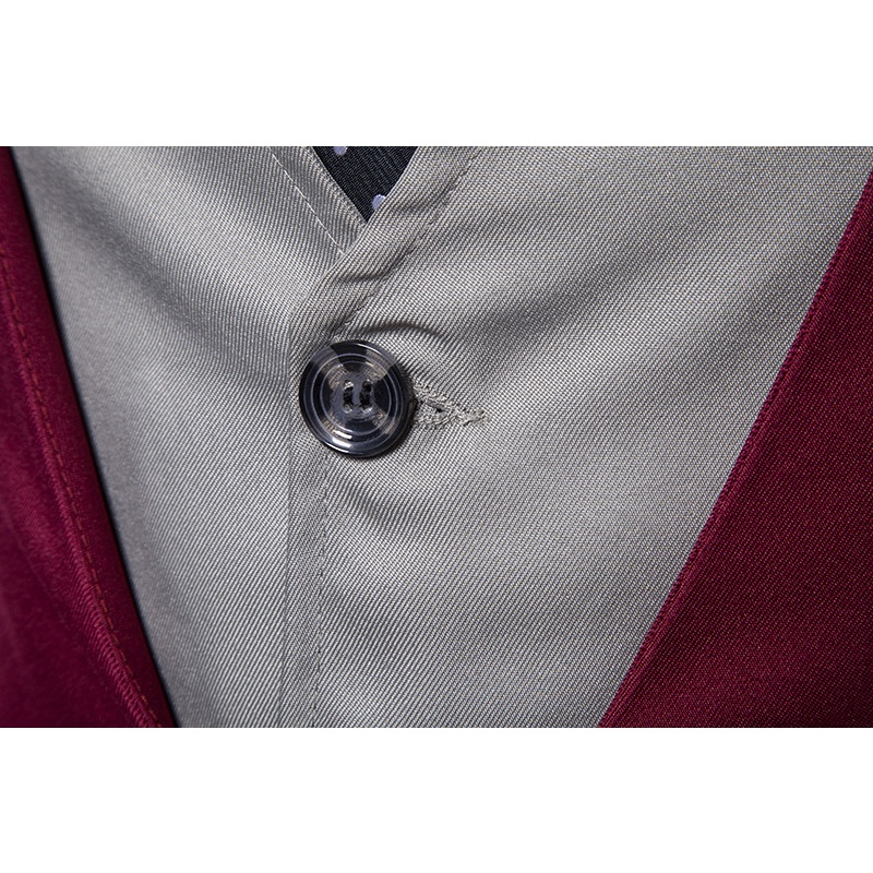 Áo Gile nam, Áo Gile phối sơ mi độc đáo, đứng dang, không phai màu, không nhăn mã- N43