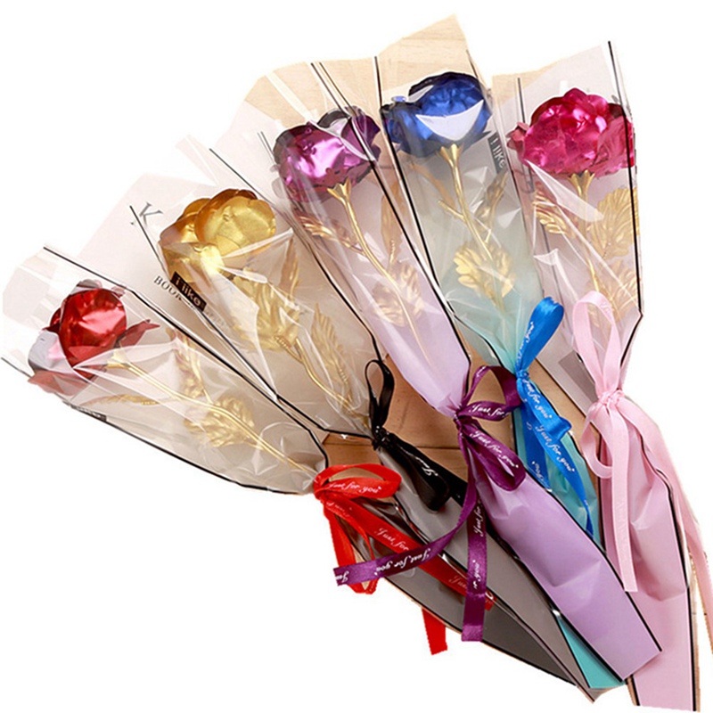 Hoa Hồng Mạ Vàng 24k Dùng Làm Quà Valentine | BigBuy360 - bigbuy360.vn