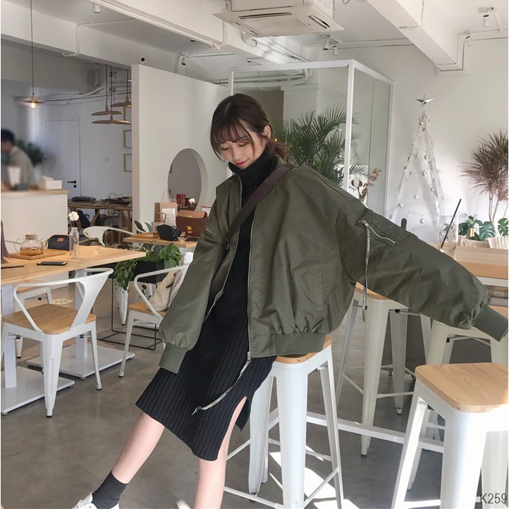 ÁO KHOÁC BOMBER IN TEXT SAU K259 - OVAN.VN | BigBuy360 - bigbuy360.vn