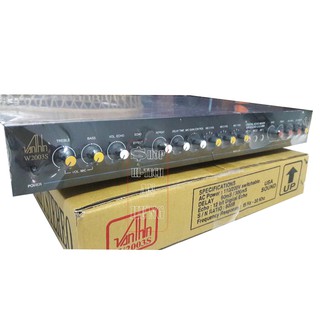 Vang karaoke Văn Thìn W2003S Digital Echo Mixer + Tặng cable AV