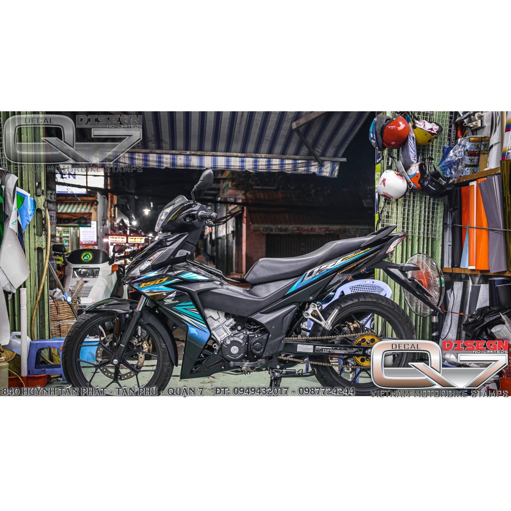 Tem Rời WINNER V1 XANH ĐEN