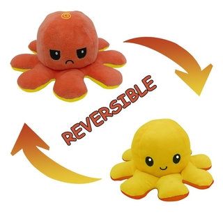 Stuffed octopus with cute 2 colors design