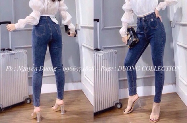 Quần bò ôm túi ốp QJ2056 | BigBuy360 - bigbuy360.vn