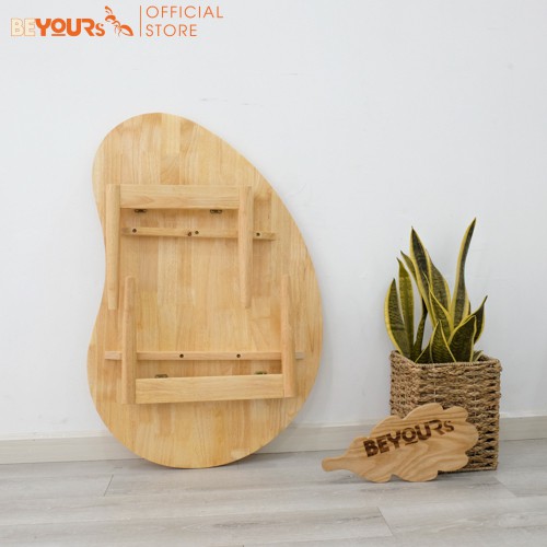Bàn trà bàn sofa BEYOURs D Table kiểu dáng hình hạt đậu, gỗ cao su chắc chắn, 2 màu: trắng (MDF), gỗ