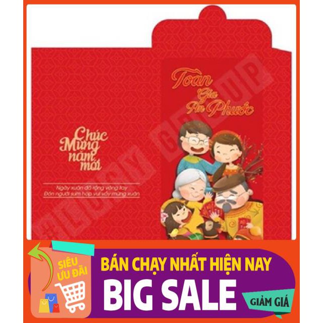 [Sale Khủng] 199k/1000c Lì Xì giấy OP dày mẫu thiết kế