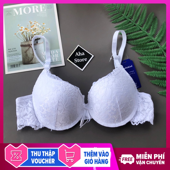 Áo ngực ren nữ Coolakiss mút vừa có gọng nhựa nâng ngực YiOn Underwear AR02