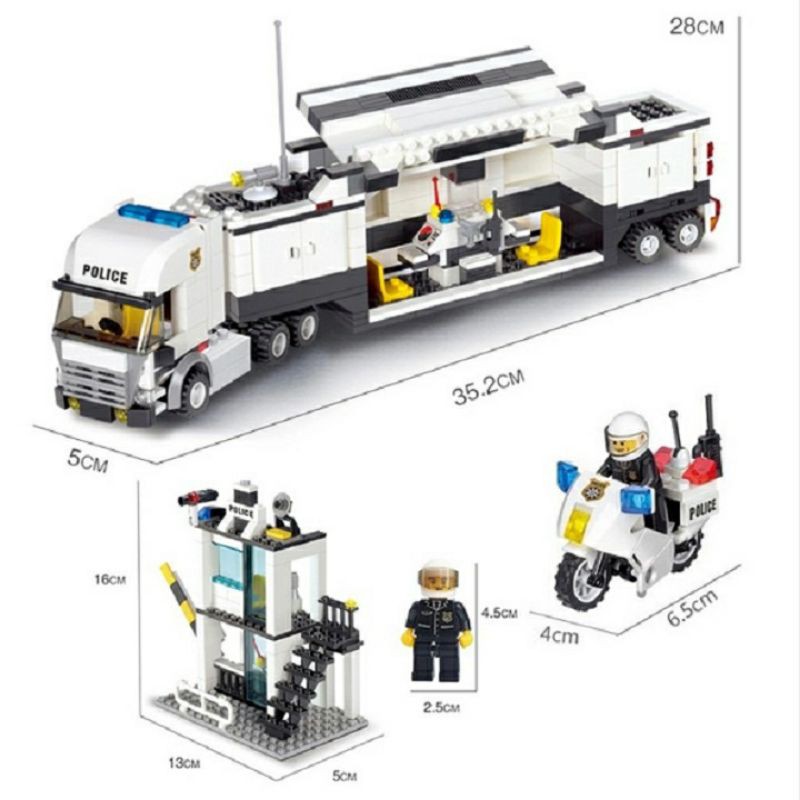 Lego xe chỉ huy cảnh sát thành phố