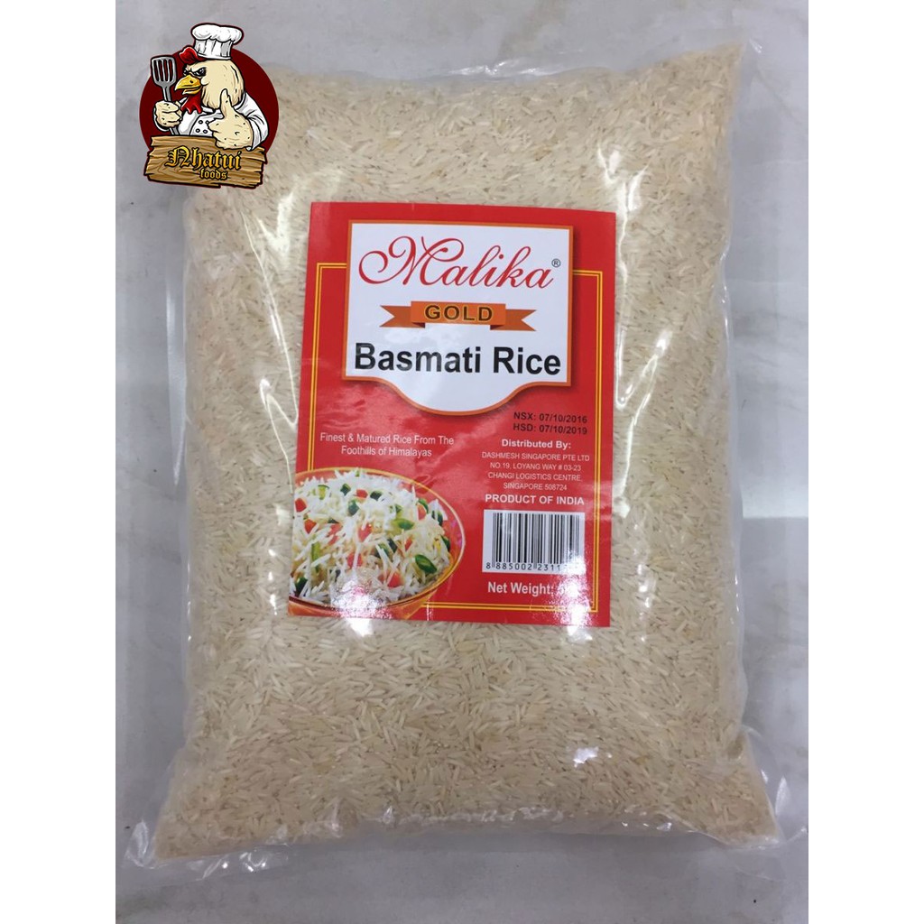 Gạo BASMATI MALIKA (ẤN ĐỘ) 5KG, Gạo cho người TIỂU ĐƯỜNG