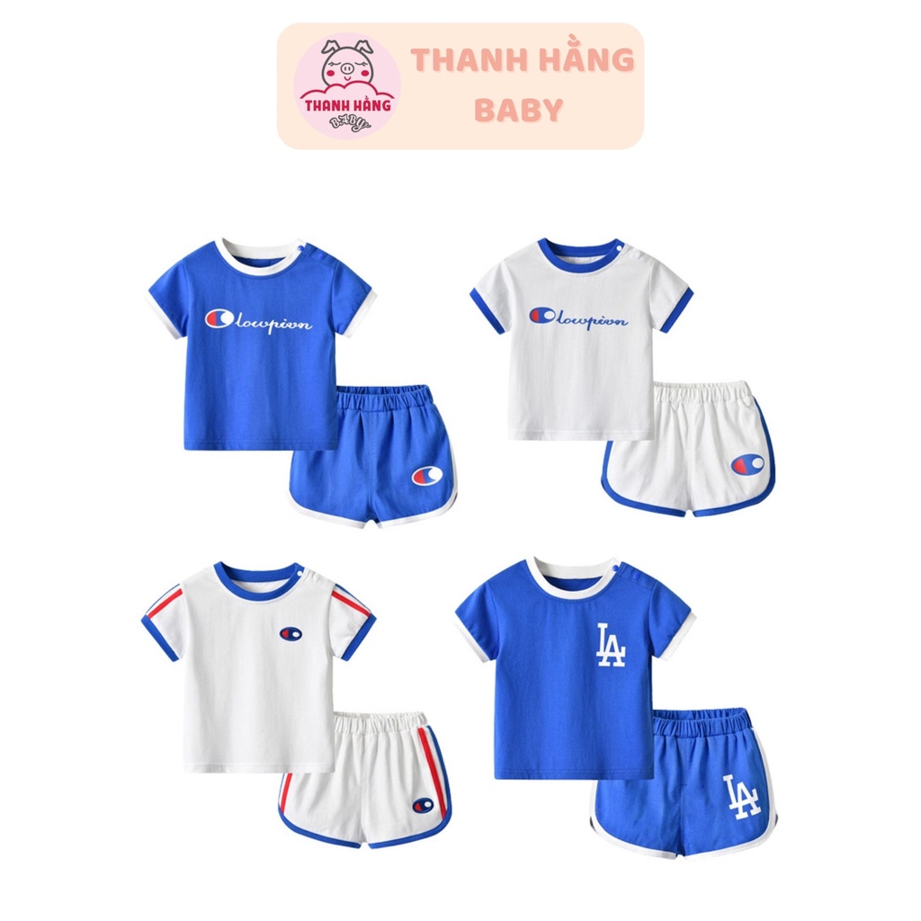 Bộ Thể Thao Bé Trai, Bộ Thể Thao Trẻ Em Cotton Thanh Hằng Baby 7 Đến 17 Kg