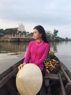 Áo bà ba kèm quần phi