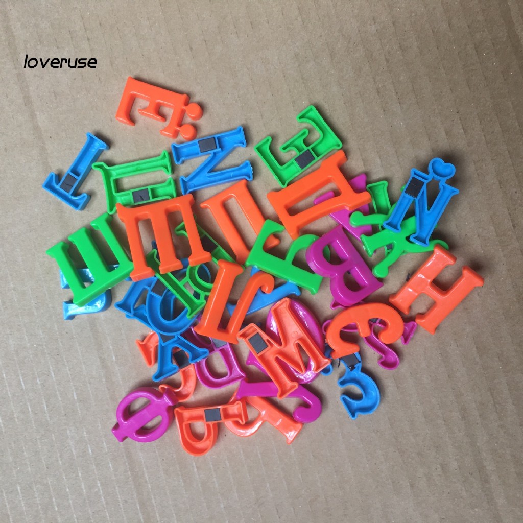 Bộ 33 mô hình chữ cái alphabet bằng nam châm thiết kế giáo dục cho trẻ em tiện lợi
