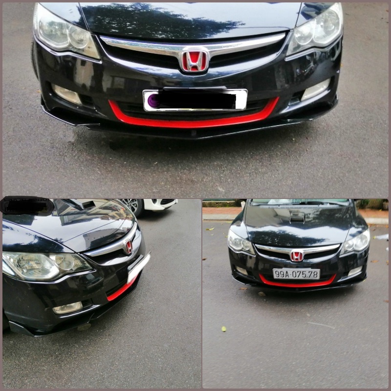 Siêu Khuyến Mãi Giảm Giá Lip trước, lipo trước, ốp cản trước, ốp trước xe CIVIC các đời xe 2006-2022 HÀNG CAO CẤP