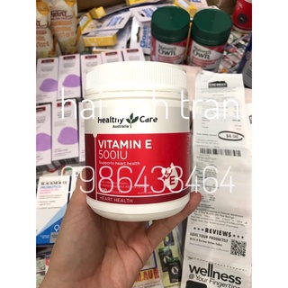VIÊN UỐNG VITAMIN E HEALTHY CARE 500IU 200v