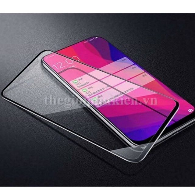 kính cường lực 4D màu full toàn bộ màn hình cho OPPO Find X