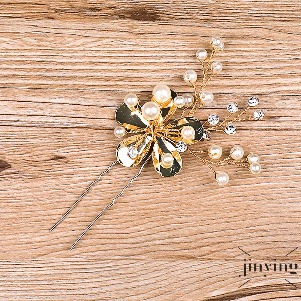 GETNOIVAS Trâm cài tóc phối đá phong cách retro cho nữ