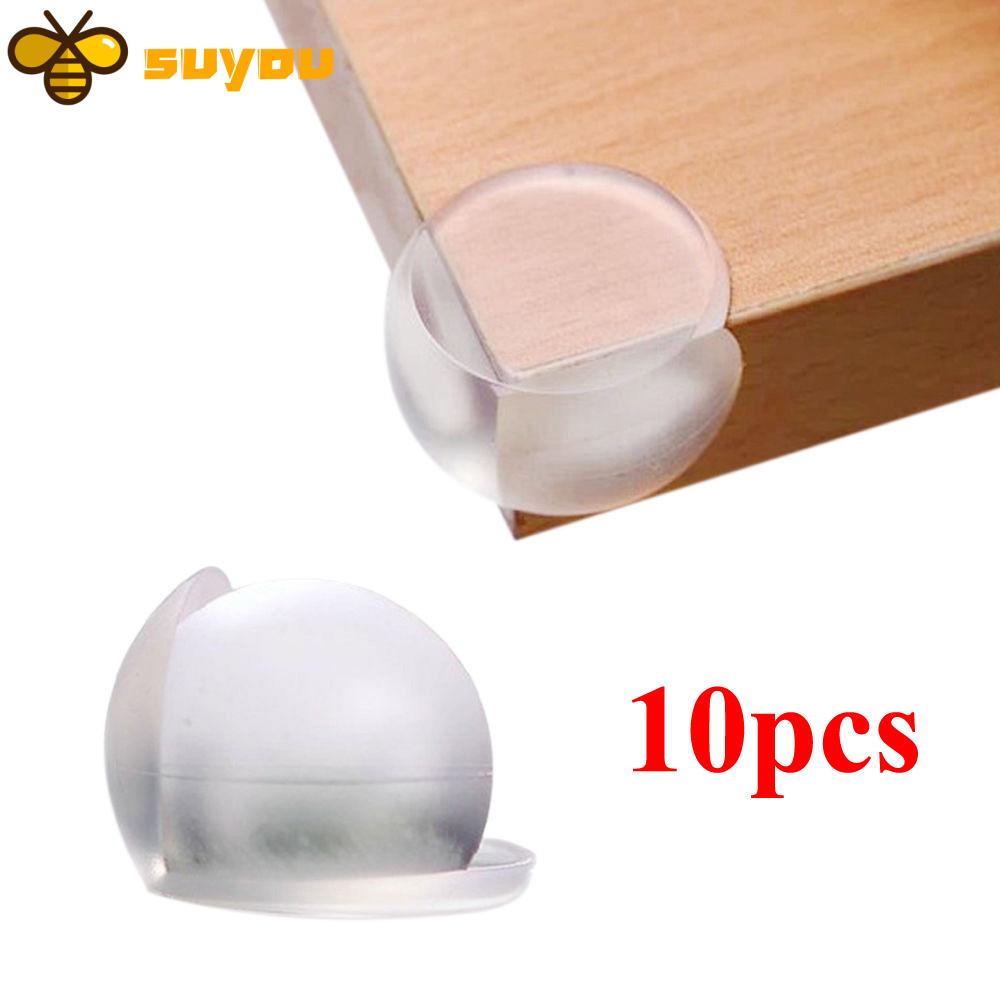 Bộ 10 Miếng Silicone Dán Góc Cạnh Bàn Trong Suốt Bảo Vệ An Toàn Cho Bé