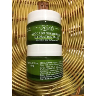 mini 10g Mặt nạ với chiết xuất quả bơ Mỹ giúp nuôi dưỡng và cấp ẩm hiệu quả kiehls Avocado Nourishing Hydrating Mask