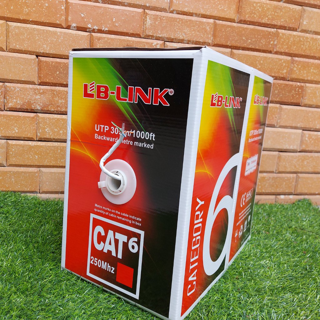 {Thùng 305M}Dây mạng LbLink Cat6 CCA UTP -Sản Phẩm Bán Chạy Nhất