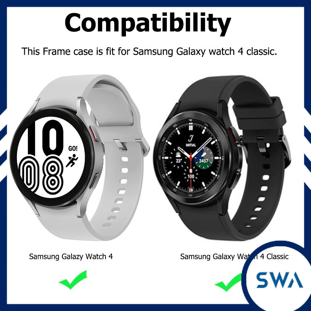 Dây da Samsung Galaxy Watch 4 và Galaxy Watch 4 Classic hybrid mềm chống nước bụi bẩn SWASTORE