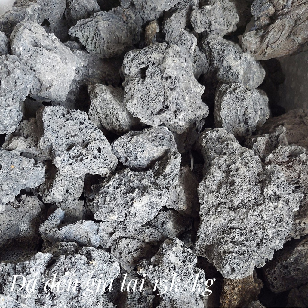 Đá Đen Gia Lai Vụn size 1cm-5cm - 1kg