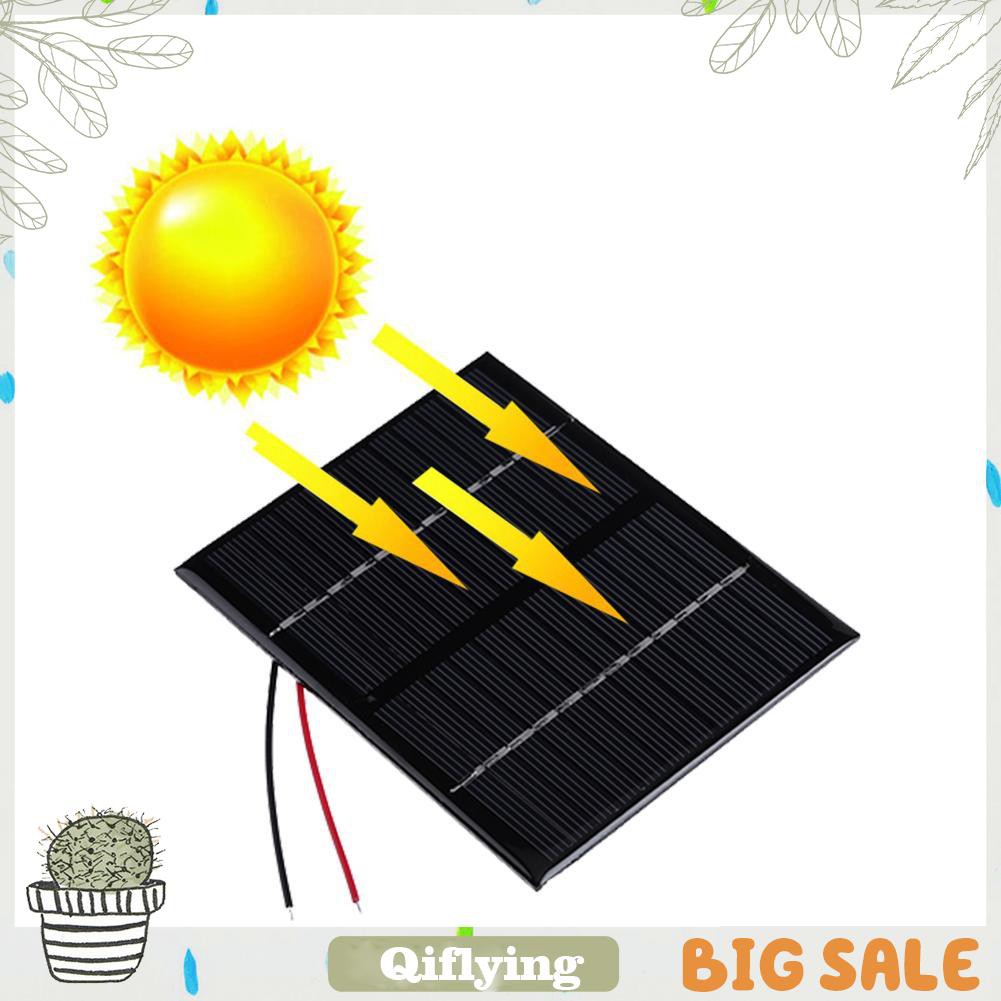 Tấm Pin Năng Lượng Mặt Trời Silicone 12v 1.5w