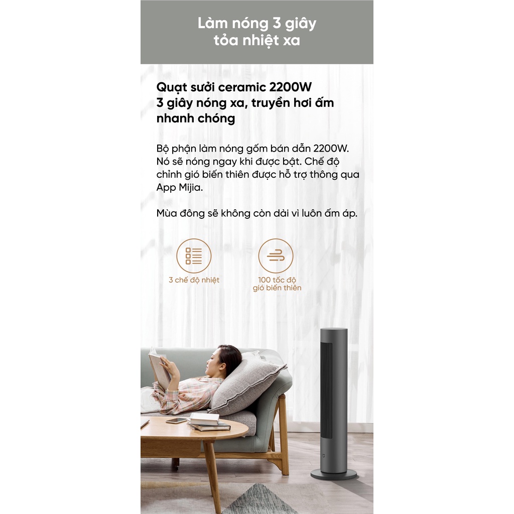 Quạt biến tần bốn mùa Mijia DC – BPLNS01DM