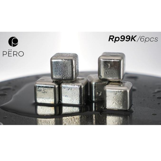 Bộ 6 Viên Đá Bằng Thép Không Gỉ | BigBuy360 - bigbuy360.vn