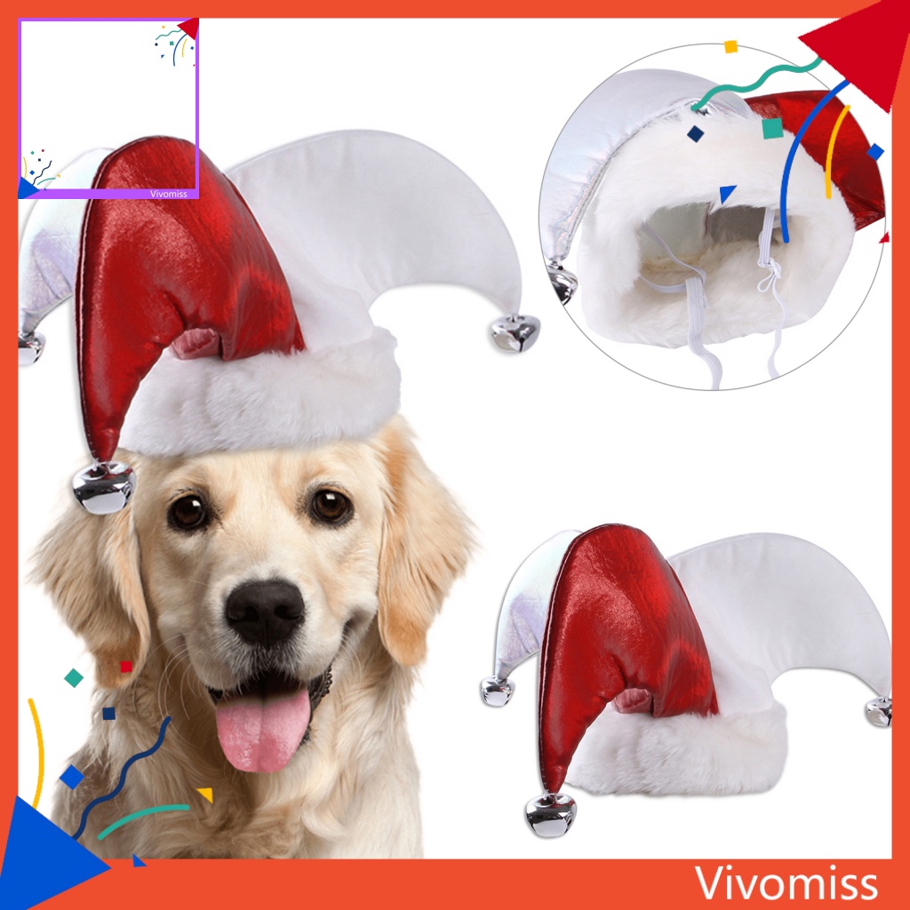 Mũ Chú Hề Mặc Thoải Mái Hóa Trang Halloween Cho Thú Cưng