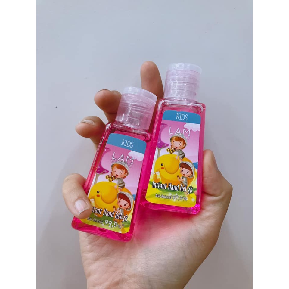 gel rửa tay khô cho bé lamcosme 60ml hàng công ty