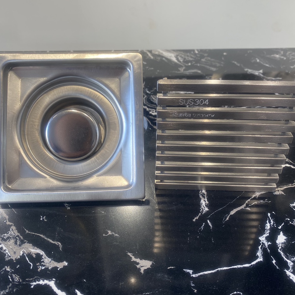 Phểu thoát sàn inox 304 đúc cao cấp - Hố thoát nước - Phểu thoát nước