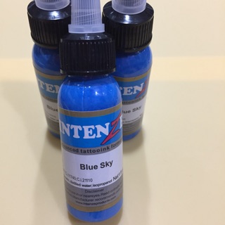 Mực tập xăm intenze Blue Sky