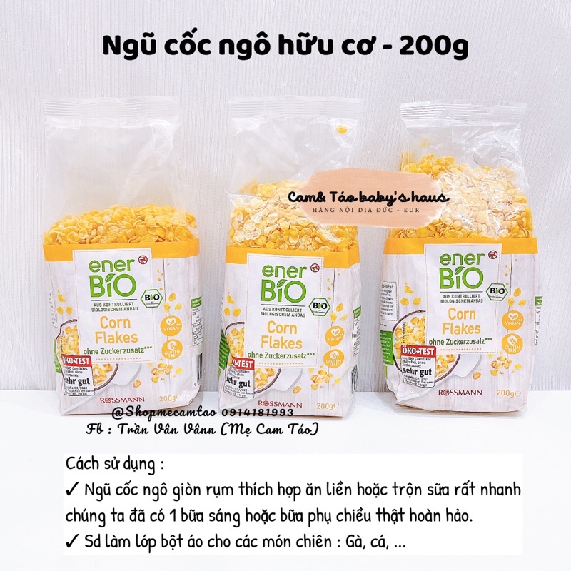 Ngũ cốc ngô hữu cơ Bio - 200g